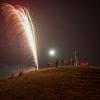 Klarer Himmel, wenig Wind - der Jahreswechsel bot von Bihlerdorf einen tollen Blick auf das Silvesterfeuerwerk in Richtung Sonthofen und Immenstadt.