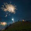 Klarer Himmel, wenig Wind - der Jahreswechsel bot von Bihlerdorf einen tollen Blick auf das Silvesterfeuerwerk in Richtung Sonthofen und Immenstadt.