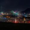 Klarer Himmel, wenig Wind - der Jahreswechsel bot von Bihlerdorf einen tollen Blick auf das Silvesterfeuerwerk in Richtung Sonthofen und Immenstadt.