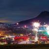 Klarer Himmel, wenig Wind - der Jahreswechsel bot von Bihlerdorf einen tollen Blick auf das Silvesterfeuerwerk in Richtung Sonthofen und Immenstadt.