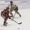 In der Memminger Eissporthalle hat der ECDC Memmingen vor 1.408 Zuschauern sein Heimspiel gegen den EHC Klostersee deutlich mit 5:1 gewinnen.
Schneller AusgleichDie Gäste gingen zwar in der achten Minute mit 0:1 in Führung, die aber von Sven Schirrmacher in der 19. Minute egalisiert wurde. Im zweiten Abschnitt und auch im letzten Drittel bauten die Indians mit jeweils 2 Toren ihren Vorsprung auf 5:1 aus. Die Tore erzielten in der 29. Minute Maxim Kryvorutskyy, in der 35. Minute Matej Pekr.Indians klar überlegenIm letzten Abschnitt kamen noch die Tore von Dominik Meisinger (45. Minute) und Jaroslav Hafenrichter konnte einen mustergültigen Konter in der 58. Minute versenken. Weil die Gäste mit ihrer 0:1 Führung bereits ihr Pulver verschossen bzw. Marco Eisenhut, den Memminger Goalie auf dem Posten sahen, endete die Begegnung mit einem verdienten 5:1 für die Memminger Indians.