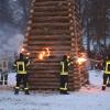 Über 1.000 Besucher sind am Sonntagabend auf den Kalvarienberg in Sonthofen gekommen, um den Fuken zu sehen.
