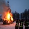 Über 1.000 Besucher sind am Sonntagabend auf den Kalvarienberg in Sonthofen gekommen, um den Fuken zu sehen.
