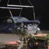 Schwerer Unfall bei Burgau am 12. März 2023 auf der Autobahn A8: Autofahrer verletzt, hoher Sachschaden.
