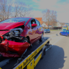 Bei einem Unfall in Kempten sind am Mittwochnachmittag zwei Autofahrer verletzt worden. Ein 29-jähriger Autofahrer war mit einem 75-Jährigen beim Abbiegen zusammengestoßen. 
Bilder: Benjamin Liss