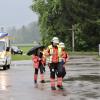 Übung des DRK in Wangen.