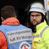 Übung des DRK in Wangen.