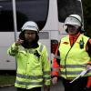 Übung des DRK in Wangen.