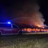 In einem Kuhstadel in Untrasried brach in der Nacht zum Montag ein Feuer aus. Mehrere Tiere verendeten in dem Stadel. Der Sachschaden ist groß.
 
 