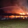 In einem Kuhstadel in Untrasried brach in der Nacht zum Montag ein Feuer aus. Mehrere Tiere verendeten in dem Stadel. Der Sachschaden ist groß.
 
 