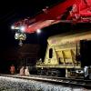 Am Montag sind drei Waggons eines Baustellenzuges bei Hergatz entgleist. Verletzte gab es glücklicherweise nicht.