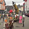 Zum 55. Mal fand der Gaudiwurm 2023 in Marktoberdorf statt. Über 1100 Fasnachter nahmen teil. Die schönsten Bilder vom Umzug.