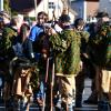 Zum 40-jährigen Gründungs-Jubiläum der Narrenzunft "Daaschora Weibla Tannheim" hat am Wochenende in Tannheim ein Faschingsumzug stattgefunden. Die rund 4.000 Hästräger aus insgesamt 50 Gruppen wurden von tausenden Zuschauern stürmisch gefeiert.