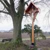 Das Schreykreuz am Landstroster Weg: Sein Name leitet sich vermutlich von
den dortigen Flurbezeichnungen ab.