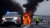 Ein Lkw ist am Donnerstag auf der A8 bei Hohenstadt in Brand geraten. Die Fahrerkabine brannte komplett aus. (Symbolfoto)