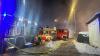 Feuerwehreinsatz in Ebenhofen (Gemeinde Biessenhofen). Dort brennt seit den frühen Morgenstunden eine Lagerhalle.