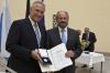 Alfons Weber, Fritz Such und Herbert Müller erhalten die Kommunale Verdienstmedaille in Silber