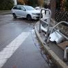 Zwei Autos sind am Dienstagmorgen auf einer Kreuzung in Sonthofen zusammengeprallt.