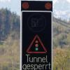 Grenztunnel Füssen wegen Wartungsarbeiten mehrfach gesperrt