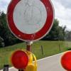 Großräumige Umleitung bei Benningen