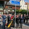 Memmingen hat jetzt einen Platz der Deutschen Einheit vor der Stadthalle
