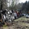 Betonmischer verunglückt im Achtal bei Pfronten