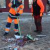 Nach dem Feuerwerk: Bauhof Sonthofen beseitigt Silvester-Müll