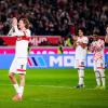 Nick Woltemade traf erstmals doppelt für den VfB Stuttgart.