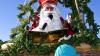 Nikolaus schwebt in Sonthofen mit Ballon davon