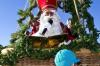 Nikolaus schwebt in Sonthofen mit Ballon davon