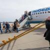 Erstflug: Maschine aus Moskau landet und startet am Allgäu Airport in Memmingen