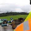 Tödlicher Verkehrsunfall: Traktor überschlägt sich nahe Waltenhofen