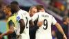 Deutschlands Trainer Hans-Dieter Flick und Deutschlands Niclas Füllkrug nach dem Tor zum 1:1.