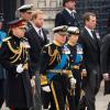 Die königliche Familie beim Abschied von Queen Elizabeth II.