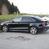 Fundort Eschacher Weiher: Der schwarze Audi, mit dem Philipp M. zuletzt unterwegs gewesen sein soll.