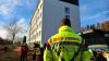 Die ASB-Rettungshundestaffel übt im alten Krankenhaus in Marktoberdorf für den Ernstfall
