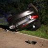 BMW Cabrio überschlägt sich mehrmals bei Biessenhofen: Alle drei Insassen bleiben unverletzt