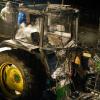 Traktor in Obermaiselstein steht in Flammen