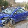 Tiefstehende Sonne: Auto landet bei Böhen in der Böschung