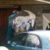 Feuerwehreinsatz: Auto brennt vor Oberstdorfer Garage
