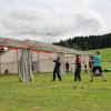 Drei Tage lang feiern die Stiefenhofener Musikanten am Skilift in Hopfen