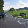 Autos stoßen bei Böhen zusammen: Zwei Verletzte