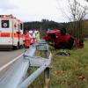 Auto überschlägt sich auf der B19 bei Immenstadt: Vier Leichtverletzte