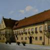 Das alte Gersthofer Rathaus nach der Fertigstellung.