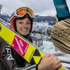 Bei Olympia gab's schon Silber - im Weltcup möchte sich Katharina Althaus die Medaille ebenfalls sichern.