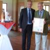 Hermann Kutter, langjähriger Präsident, und sein Nachfolger Martin Wartig