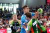 Das Spiel gegen Wetzlar am letzten Spieltag war gleichzeitig der letzte Auftritt von Stefan Salger (blaues Trikot) für den TVB Stuttgart. In der neuen Spielzeit läuft der 21-Jährige aus Oberstaufen für die Eulen aus Ludwigshafen auf. 