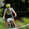 Benjamin Krüger auf sein Mountainbike