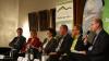 Die Landtagskandidaten Eric Beißwenger (CSU), Ilona Deckwerth (SPD), Leopold Herz (FW) und Thomas Gehring (Grüne) diskutierten mit Moderatorin Eva Lell (dritte von links) und dem LBV-Vorsitzenden Norbert Schäffer (rechts).