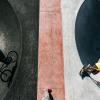 Professionelle Fahrer werden bei der Eröffnungsfeier am Samstag die einzelnen Elemente des Skate- und Bikeparks vorstellen. Das Foto zeigt den Pumptrack und die Bowl.